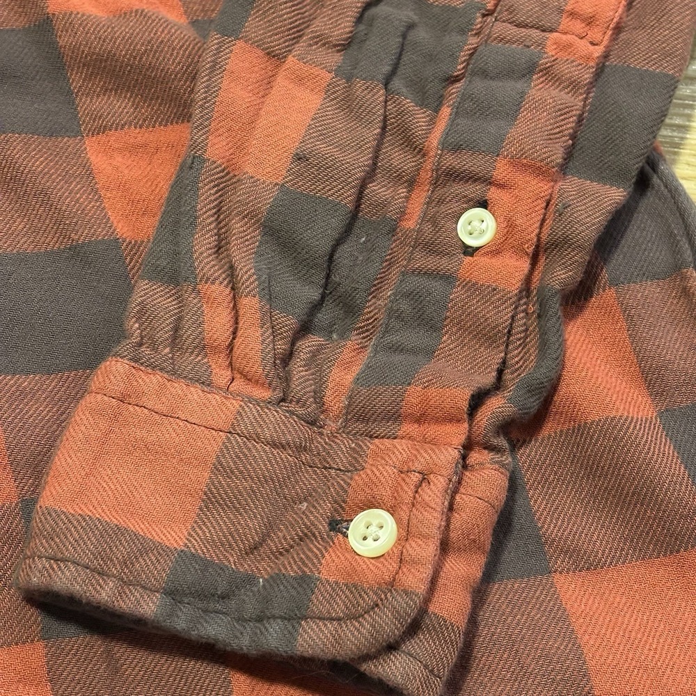 Polo Ralph Lauren Flannel Shirt Men's Small Buffalo Plaid‎ Red/Black Lumberjack - Picture 7 of 15